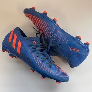 Adidas Men's Predator Blue and Orange Soccer Cleats